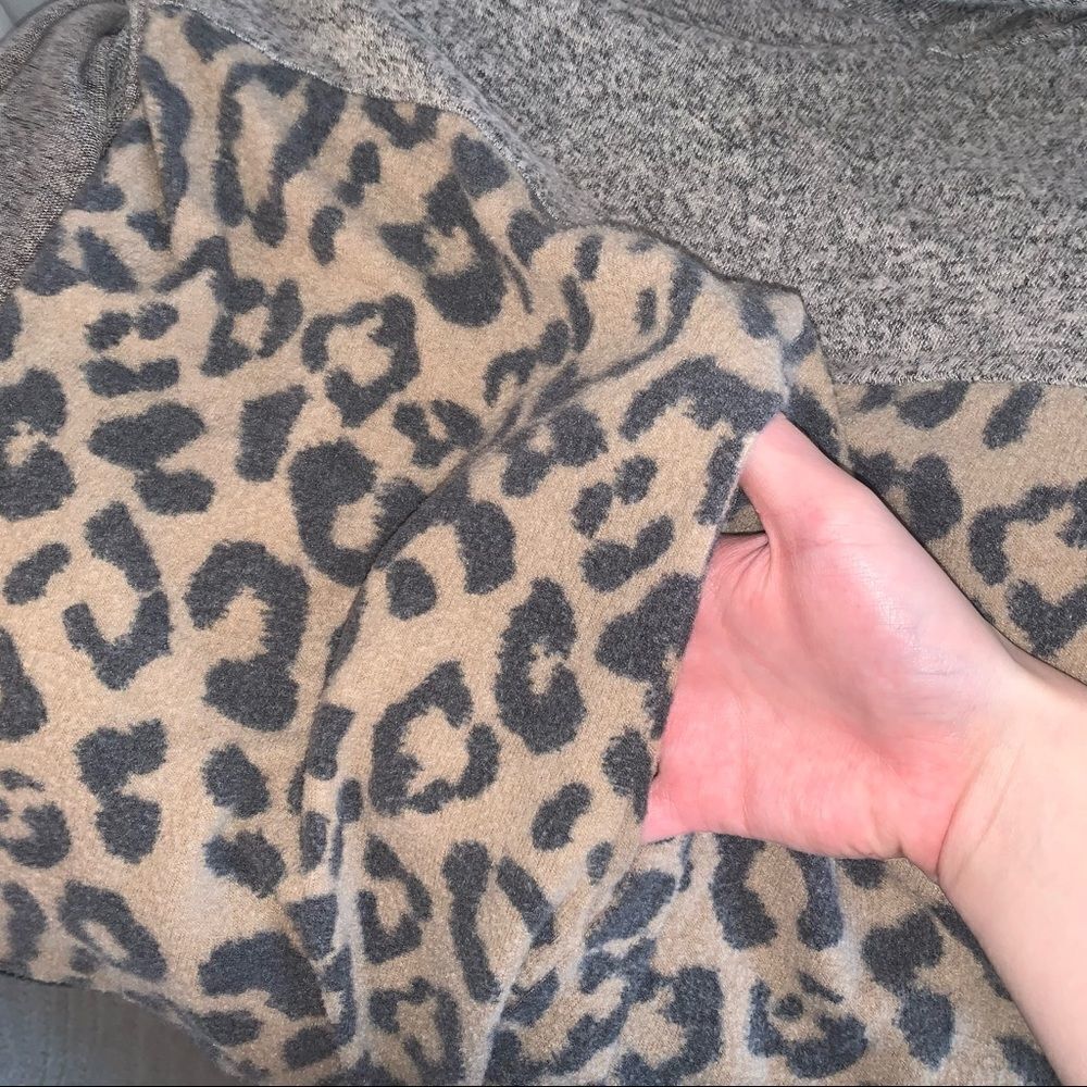 Rae Mode Patterned Cheetah Long Cardigan - Picture 6 of 6